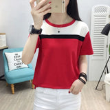 Summer Short Sleeve T shirt Women Tops Camisas Mujer Tshirt Women T-shirt O-neck Loose Cotton Tee Shirt Femme Plus