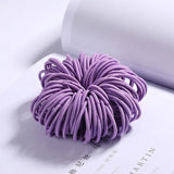 New Girls Candy Colors Nylon Basic Elastic Hair Bands Kids Rubber Bands Headband Scrunchie Fashion Hair