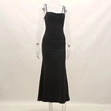 Temperament Slim Belt Fishtail Dress Fashion Party Party Spicy Girls Hip