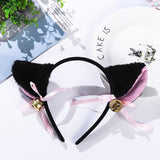 Colors Beautiful Masquerade Halloween Cat Ears Cosplay Cat Ear Anime Party Costume Bow Tie Bell Headwear Headband