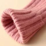 100% Mink Cashmere Knitted Pullover Women's Sweater Jumper Super Warm Female Soft Elasticity Slim Sweater Full