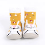 6 to 36M Christmas Children's Indoor Socks With Soft Rubber Sole Baby Walking Shoes Girls Winter Non-slip Floor