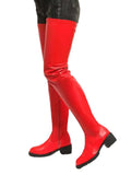 Shoes Large-Size Round Head Woman Over Knee Thick Bottom Over Knee Boots Fashion Boots High