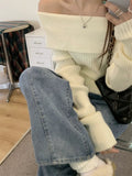 solid color off-the-shoulder