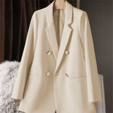 And Autumn Small Suit Jacket Women 2025 New Korean Version Of Loose Leisure Net Red Coffee-Color Suit Women's