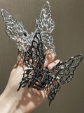 Hollow Out Butterfly Large Hair Claw- Outfit