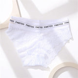 Seamless Women's Panties High Waist Letter Printed Plus Size Briefs Femme Pantys Sexy Lace Underpants For Women