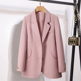 Zingj And Autumn Suit Jacket Female Small Man 2024 Spring And Autumn New Korean Version Temperament Goddess Fan Small Leisure Small
