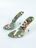 Zingj Sexy Super Heels 11CM High Nightights Clear Sandals Sex Shoes Plus Size
