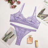 Lace Lingerie Women's Underwear Set Sexy Lace Erotic Lingerie Set Female Underwear Set Lace Bra Panties Underwear