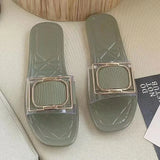 Female Summer House Women's Fashion Casual Korean Sandal Soft Home And Comfort Beach Flat Slippers For Women