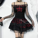 Summer New Sexy Hot Girl Blouse Women's Dress Dark Fashion Five-Pointed Star Suspenders Vest