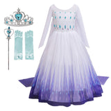 Halloween Costume for Girls Children Clothing Princess Dress Girl Birthday Cosplay Clothes Belle Dress Send Crown New
