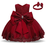 Girls Birthday Dress For Toddlers Christmas Baby Girl Baptism Dresses 1 2 Years Old Birthday Party Vestido