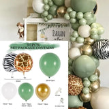 Silver Macaron Birthday Balloon Garland Arch Kit Party Foil Metal Balon Weding Baby Shower Birthday Party Decor Kids