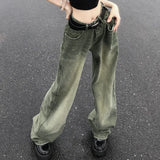 Vintage Wash Green 90s Boyfriend Jeans-Outfit