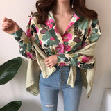 Style Vintage New Spring Summer Autumn Hot Selling Women's Fashion Casual Ladies Print