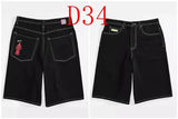 Zingj Pants Men's Loose Wide-Leg Retro Gradient Jeans Men's Tide Card High Street Straight Tube Overs 1215-1-Outfit