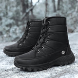 Outdoor Men Boots Winter Snow Boots For Men Shoes Thick Plush Waterproof Slip-Resistant Keep Warm Winter Shoes Large Size