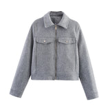 Women's 2025 New Soft Zippered Jacket