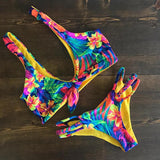 Sexy High Neck Bikini Swimwear Women Swimsuit Push Up Bathing Suits Beach Wear Brazilian Bikini Set Maillot De Bain