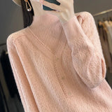 Pink Folded Long-Sleeved Shirt Coat Women's Spring Thin Loose BF Lazy Wind Long Casual
