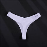 Sexy Cotton Women Brazilian Panties V Waist Female T-back Underpants Intimate Lingerie Bikini Panty