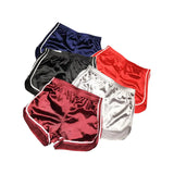 Zingj Summer Women's New Fashion Versatile Smooth Elastic High-Waist Sports Shorts Women's Direct Sales-Outfit