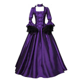 Model Lace Stitching Large Bell Sleeve Retro