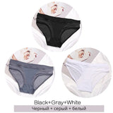 3PCS/Set Transparent Mesh Women's Panties Low Waist Ladies Briefs Female Underpants Fashion Girl Panty Lingerie