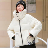 European Goods Short Cotton-Padded Clothes Female 2024 New Winter Thickened Hood High-End Foreign Style Advanced Sense Super Good-Looking Coat-Outfit