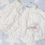 Japanese Fashion Sweet Ruffled Women Skirts Y2k Aesthetic A-line Pleated Mini Skirt High Waist Slim Streetwear Mujer