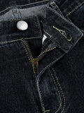 Washed Low Waist Flare Jeans- Outfit