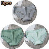 Cotton Panties Women Comfortable Underwears Sexy Middle-Waisted Underpants Female Lingerie Big Size Ladies