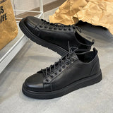 Leather Shoes Male British Casual Suit Shoes Youth Versatile Black Small Leather Shoes Korean Version Trend Retro