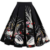 Harajuku Plaid Skirt Women 2021 New Y2k High Waist Midi Retro Vintage Skirts Cotton Swing A-line Streetwear Vintage