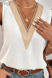 V Neck Summer Lace Blouse for Woman 2023 Fashion Casual Top Solid Elegant Shirt Women's Office Lady Blusas New