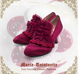 Bow Pink Fashion Single Shoes Lolita Lace Girl Cute Soft Sister Jk High