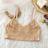 Seamless Tank Tops Women Bra Sexy Underwear Adjustable Strap Wire Free Bralette Female Lingerie Intimates