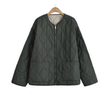 Quilting Pocket In Autumn With Loose Casual Cotton
