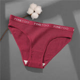 Women's Cotton Briefs Sexy Underwear Women's Panties Female Underpants Fashion Ladies Lingerie Solid Colors