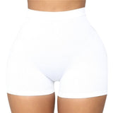 Hot Women Casual High Elastic Waist Tight Fitness Slim Skinny Dancing Shorts Solid Color Female Girl Exercise