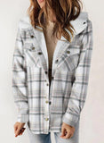 2025 Women's Jacket Long Sleeve Hairy Hooded Jacket Jacket With