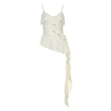Zingj Summer Women's Solid Color Slim Street Fashion Sling Sexy Back Vest Woman-Outfit