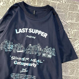 y2k aesthetic personality creative letter printing short-sleeved T-shirt women 2022 summer plus size streetwear y2k