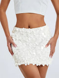Sexy Women Sparkle Sequined Skirts Summer Party Clubwear Glitter Bodycon Short Mini Pencil Skirts Streetwear 2023