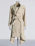 Australian Show Irregular Design Jacket 2025 New Fashion Temperament High-End Feeling With A Collared Windcoat