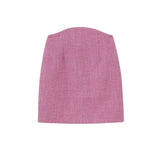 2021 Fashion Short Tweed Jacket Short Blazer Woman Suit Set High Waist Mini Skirts Female Three Piece