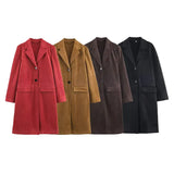 New Women's Retro Locomotive Leather Loose Casual Imitation Leather Bomber Jacket