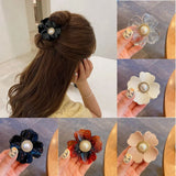 Flower Shape Hair Clips for Women Girls Hair Claw Chic Barrettes Claw Crab Hairpins Styling Bohemia Hair Accessories